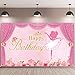 Tatuo Ballerina Birthday Party Decorations 5 x 3 ft Cute Ballet Photography Backdrops for Girls Birthday Baby Shower Dance Ballerina Party Supplies Decorations - Image 4