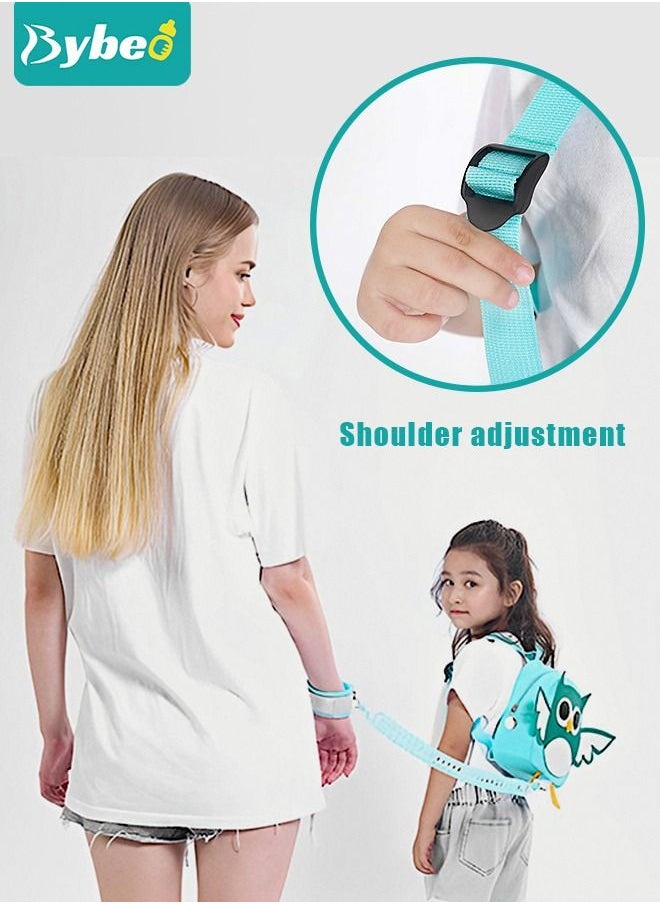 Bybeo - 2-In-1 Children Backpack with Safety Harness, Toddler Backpack With Anti-Lost Safety Belt Wrist Link For Boys Girls - Image 1