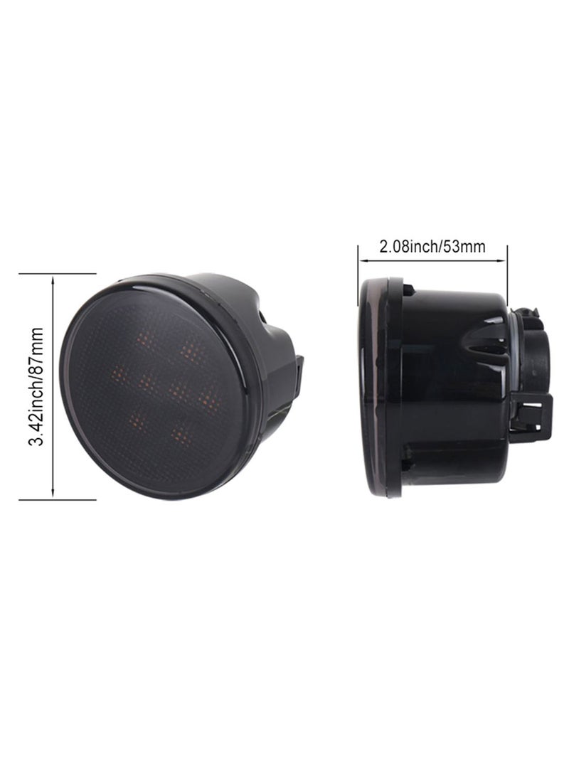 Loquat 2-Piece LED Front Fender Side Marker Turn Signal Light - Image 2