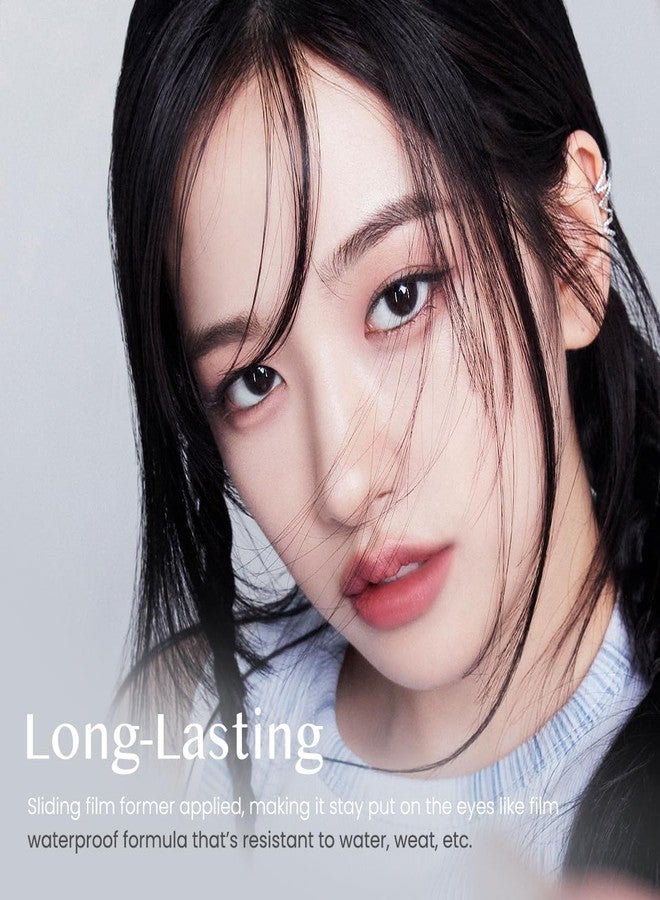 CLIO PROFESSIONAL قلم تحديد العيون المائي CLIO شارب سو سيمبل، قلم عيون، لون غني عالي الصبغة، تطبيق كريمي سلس، لمسة نهائية غير لامعة تدوم طويلاً (4 ألوان) (001 أسود) - Image 3