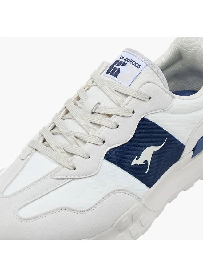 kangaROOS Men's Logo Detail Sports Shoes with Lace-Up Closure