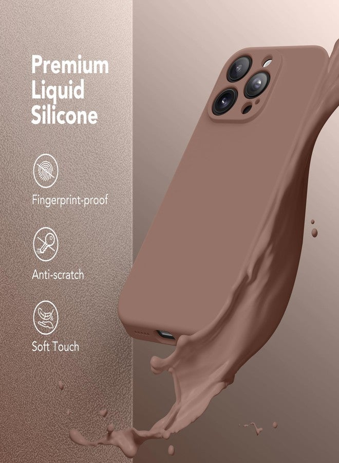 SuydanBox Magnetic for iPhone 13 Pro Max Case, Compatible with MagSafe, [Full Camera Protection][Screen Protector] Silicone Shockproof Protective Phone Case for iPhone 13 Pro Max 6.7", Brown - Image 2