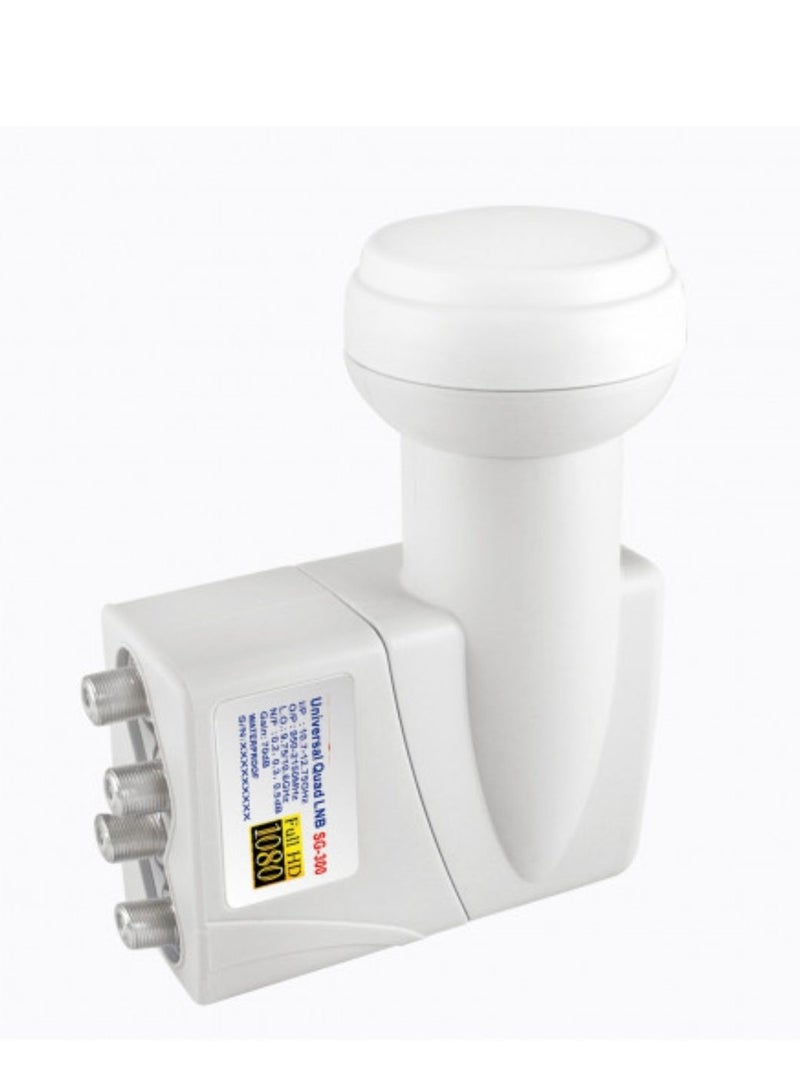 Beauenty LNB Pickup Kit With Quad Output And Multi Device Design White - Image 2