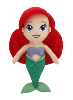 Aqua Pals Disney Classic Ariel Plush Water Toy For Kids Ages 2+ With Aquadry™ Technology, Washable Plush Doll Toy For Pool And Bathtub, Medium, Red/Green