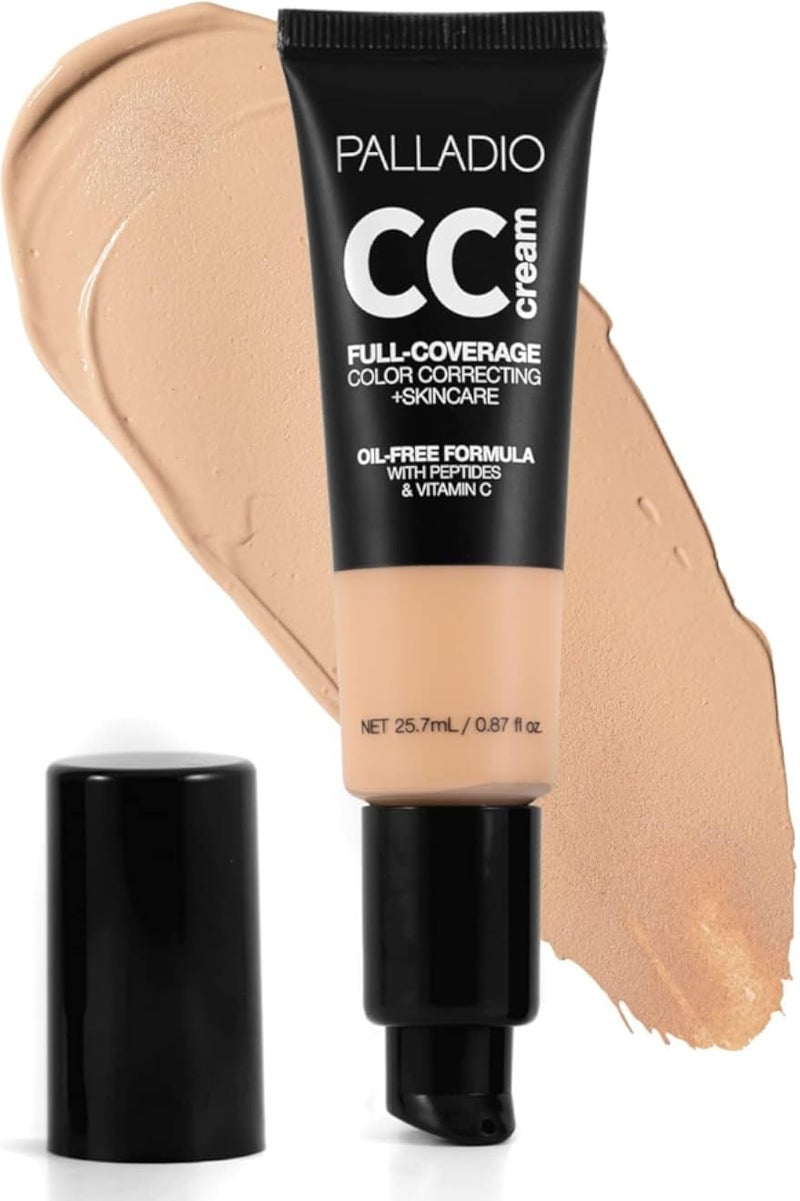 Palladio CC Cream Full Coverage Oil Free Foundation CC21 Light 21C