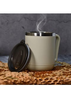 Oblivion Best Stainless Steel Coffee Mug 400ml – Heat-Resistant Insulated Travel Cup with Leak-Proof Lid, Durable Thermal Tumbler for Hot Beverages, Stylish Spill-Proof Thermos (Pack of 1)  - Image 3