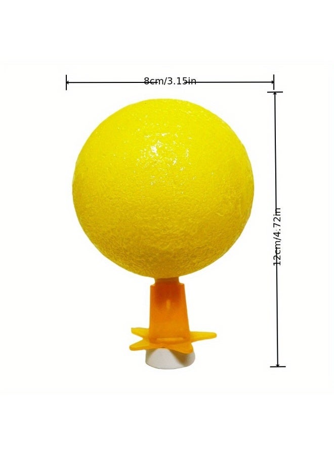 USB LED Sticky Fly Trap & Night Light - Indoor Fruit Fly, Gnat, and Small Insect Catcher Yellow Ball Trap for Home - Image 5