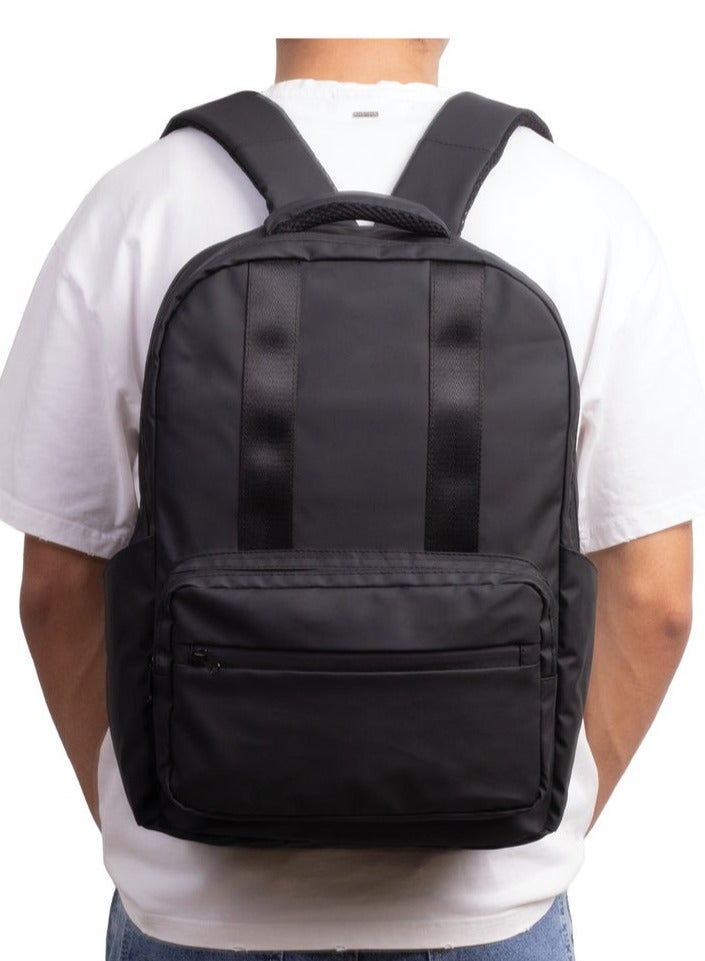 Ar supply AR Summit Backpack by Arij Bags | Laptop Backpack, Water-Resistant, Padded Laptop Compartment, Multiple Pockets, Travel and Daily Use (42 × 30 × 14 cm) (Black) - Image 1