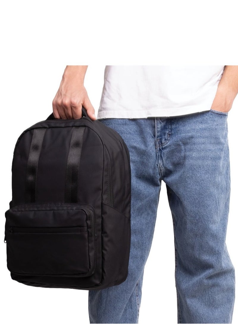 Ar supply AR Summit Backpack by Arij Bags | Laptop Backpack, Water-Resistant, Padded Laptop Compartment, Multiple Pockets, Travel and Daily Use (42 × 30 × 14 cm) (Black) - Image 4