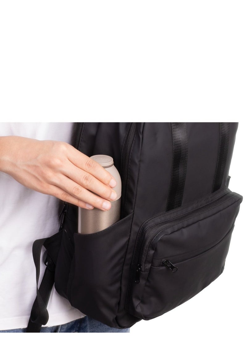Ar supply AR Summit Backpack by Arij Bags | Laptop Backpack, Water-Resistant, Padded Laptop Compartment, Multiple Pockets, Travel and Daily Use (42 × 30 × 14 cm) (Black) - Image 5