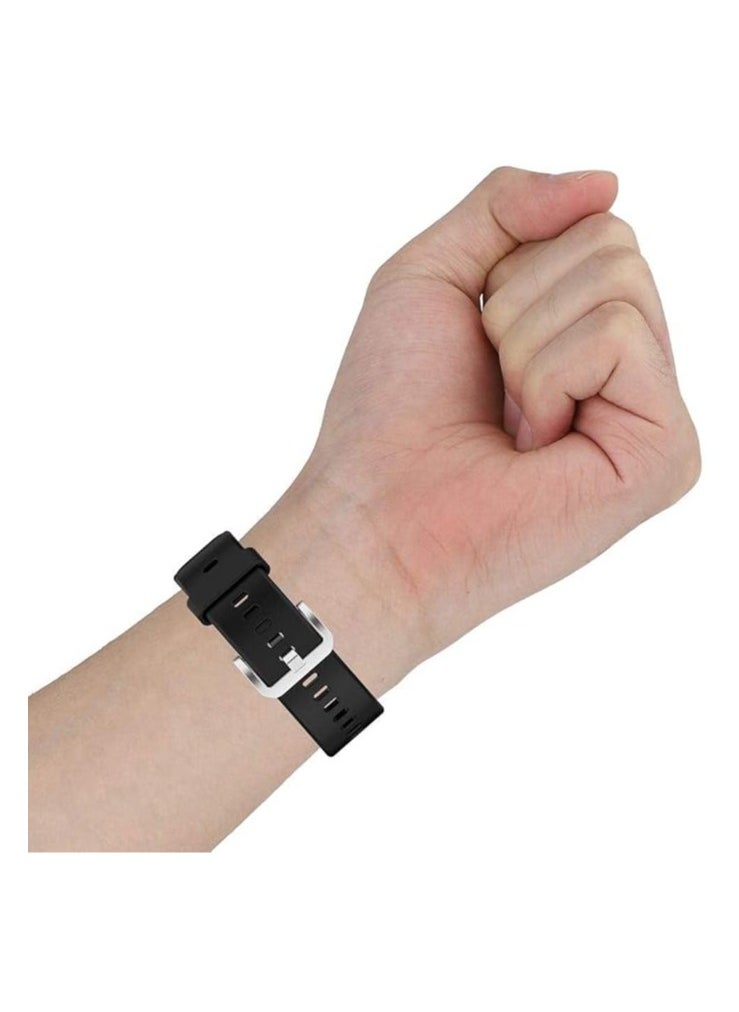 Generic - Silicone Watch strap Parts for Huawei Watch Fit Special black whait - Image 1