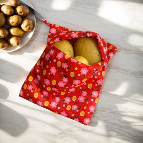 UMOKO Reusable Microwave Potato Bags, 10.5" x 8.5", Set of 2, for Baked Potatoes, Sweet Potatoes, Corn and More - Image 5