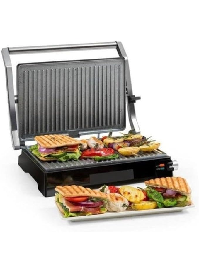 آرشيا شواية أرشيا، صانعة كباب، برجر، شرائح لحم، صانعة سجق، 2100 واط، GM786-2542 - Image 3