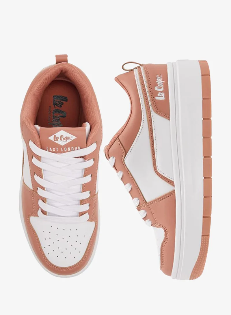 Lee Cooper Womens Ankle Sneakers With Lace-Up Closure