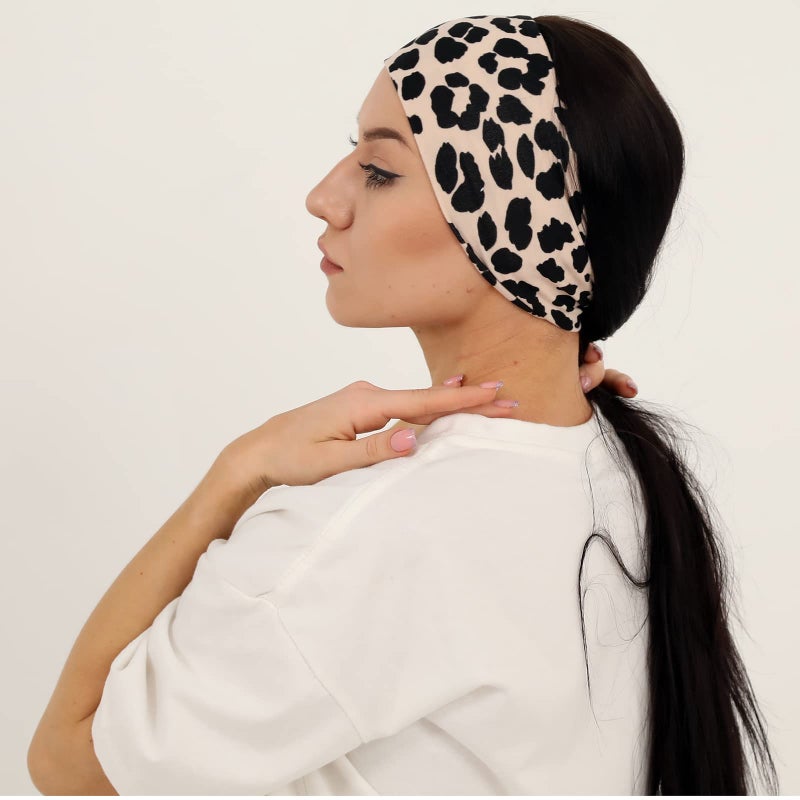 RITOPER Boho Headbands for Women Non Slip, Buttery Soft 3.9" Wide Fashion Headbands Yoga Workout Head Bands African Hair Bands, Wear for Party, Working Out, Travel, Running,Wigs - Image 3