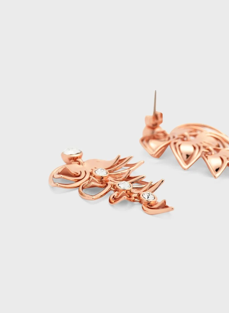 Ted Baker Archela Angel Leaf Drop Earrings