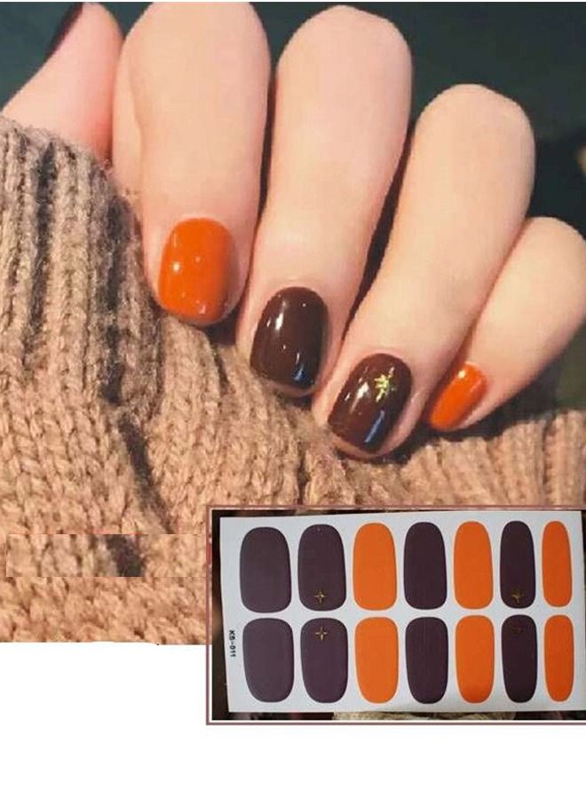 14-Pieces False Nails Sticker