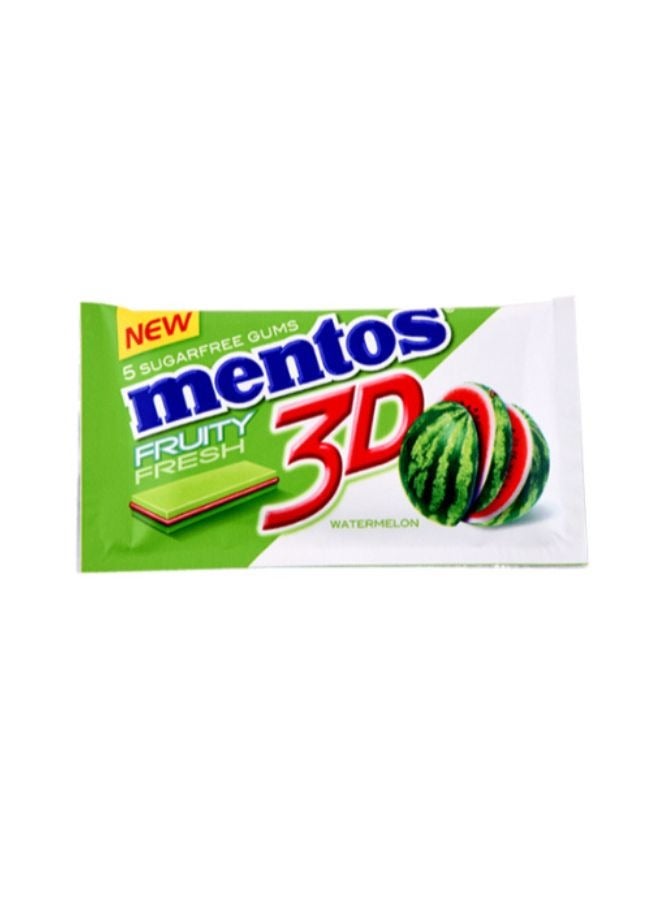 منتوس علكة ثري دي بنكهة البطيخ 8.5جم - Image 1