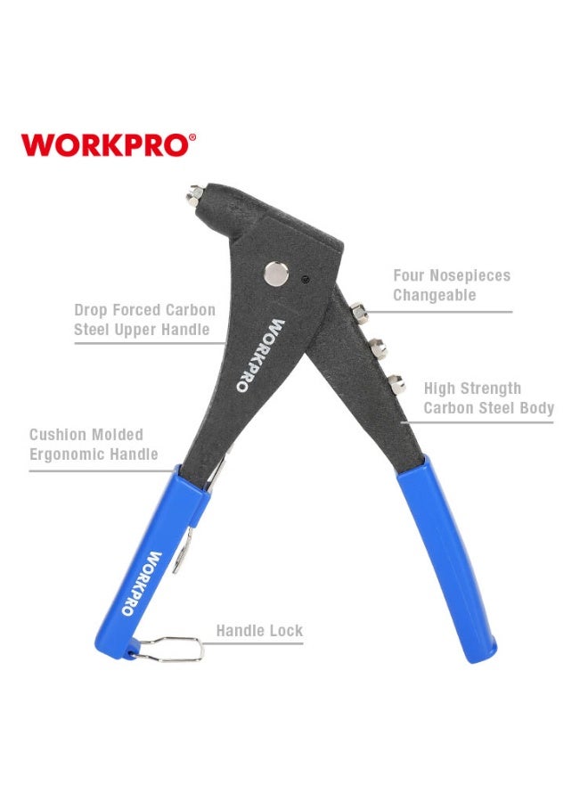WORKPRO Hand Riveter GUN Aluminum (WP225006), 10 Inches - Image 3