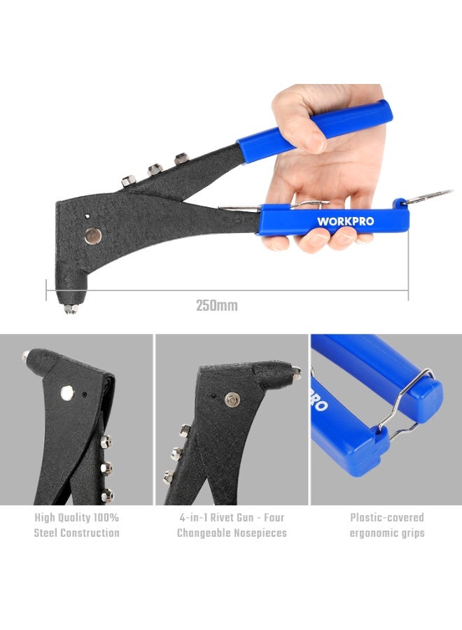 WORKPRO Hand Riveter GUN Aluminum (WP225006), 10 Inches - Image 4
