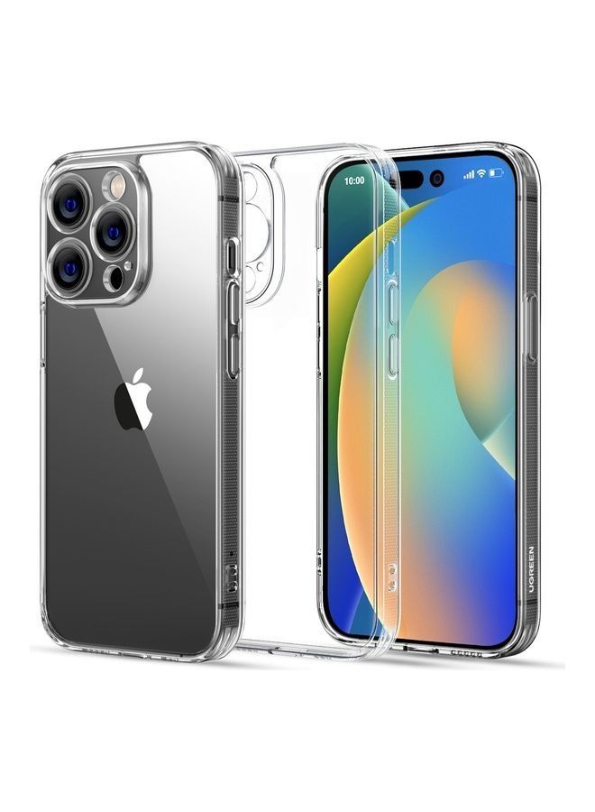 جراب واقٍ لهاتف iPhone 14 Pro Max شفاف من مادة TPU الناعم المقاوم للخدش ومقاوم للخدش ومضاد للسقوط غطاء جراب كريستال رفيع رفيع متوافق مع iPhone 14 Pro Max 6.7 بوصة - Image 1