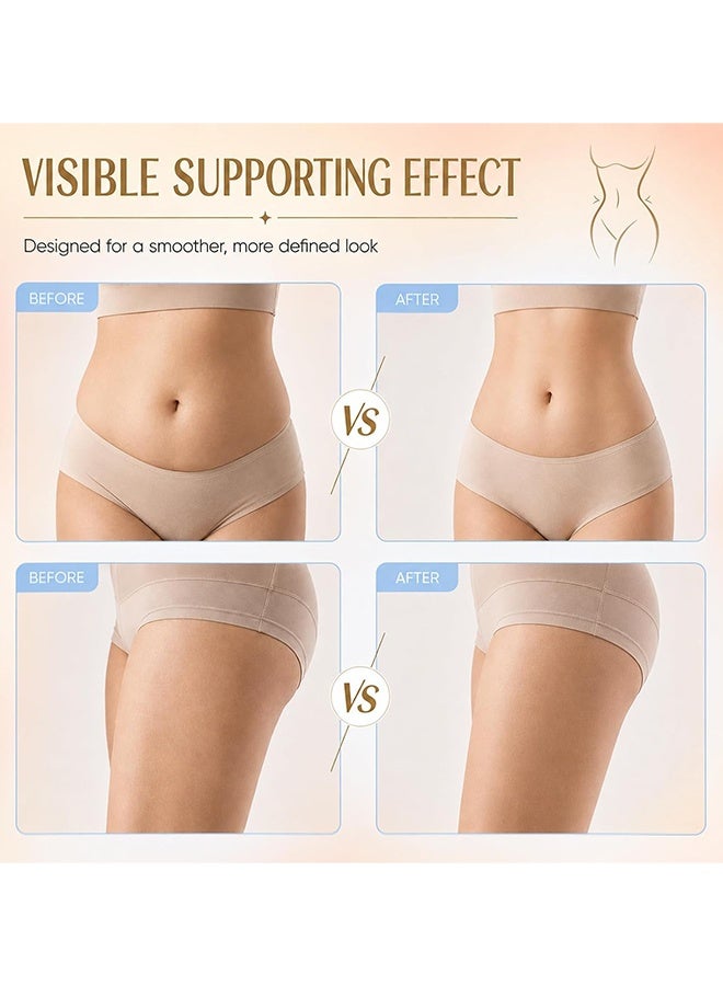 WEST MONTH Firming Thigh Lifting Tape, Instant Thigh Lift Tape Transparent Lifting Adhesive Bandage Patch For Leg Body Sagging Skin Fat Anti Chafing Ultra Thin Inner Paste Waterproof Pad Disposable Shaping Leg Lifting Stickers (10Pcs) - Image 4