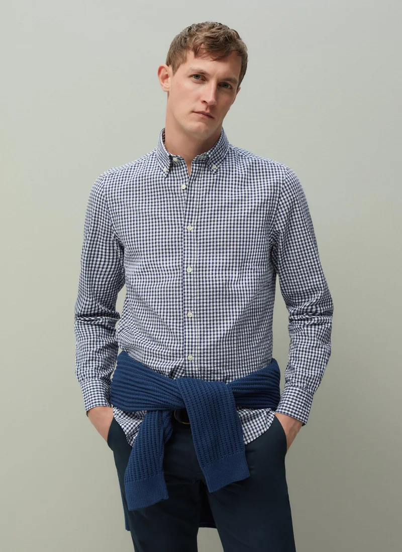 Ovs PIOMBO regular-fit seersucker shirt