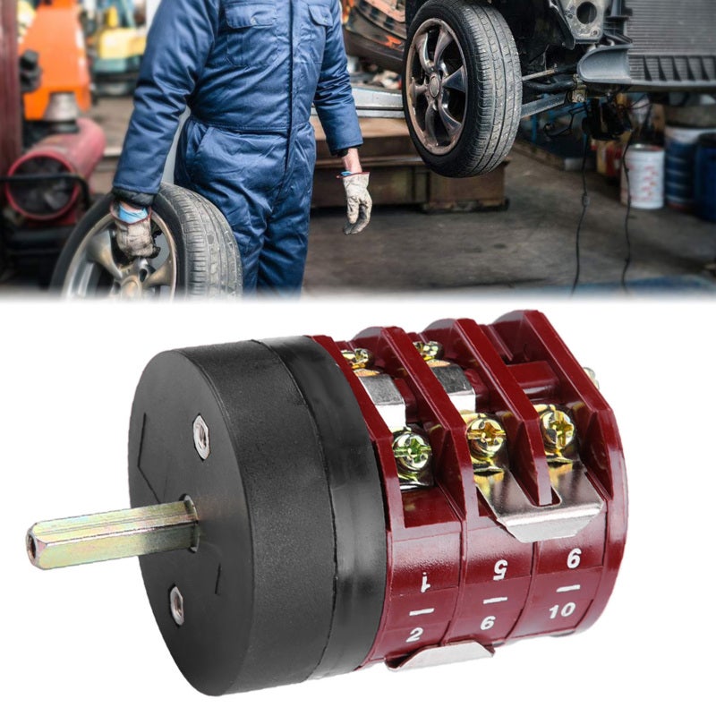 Tire Changer Switch 32A 220V 380V Fire-Resistant ABS Material - Stable High Reliability Motor Forward Reverse Switch for Aftermarket Tire Changer Equipment - Image 2