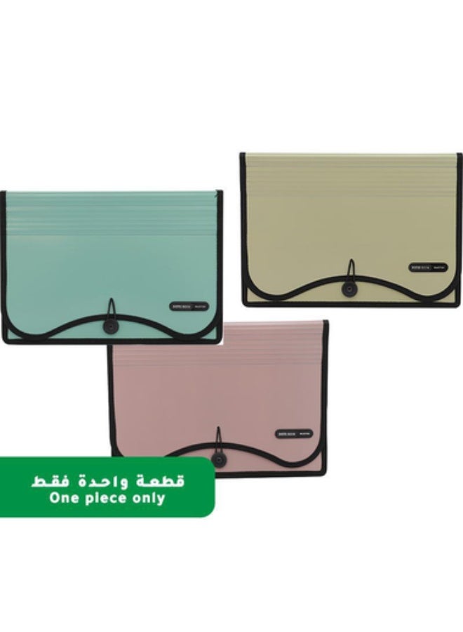 Data Bank Document Wallet Single Pocket A4 Polypropylene Assorted Color - Image 1