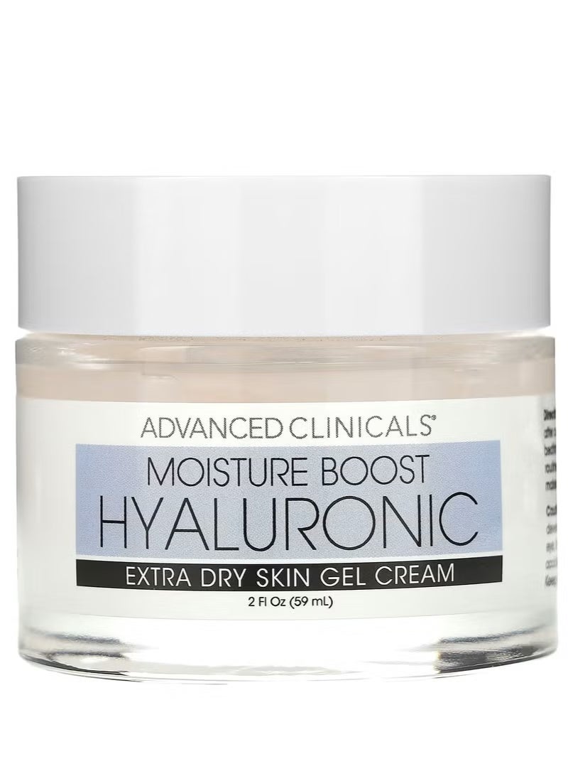 أدفانسد كلينيكالز، كريم جل مرطب بحمض الهيالورونيك، للبشرة شديدة الجفاف، 59 مل (2 أونصة سائلة)