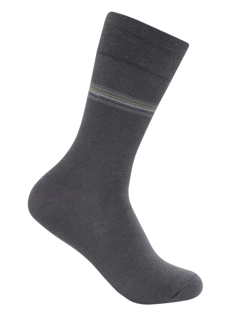 BYC MEN'S FORMAL SOCKS (PACK OF 3) - DARK GREY