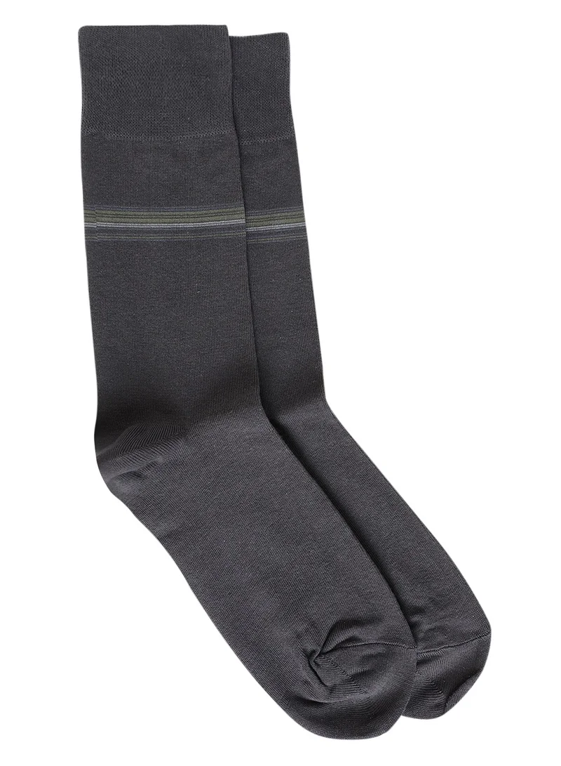 BYC MEN'S FORMAL SOCKS (PACK OF 3) - DARK GREY
