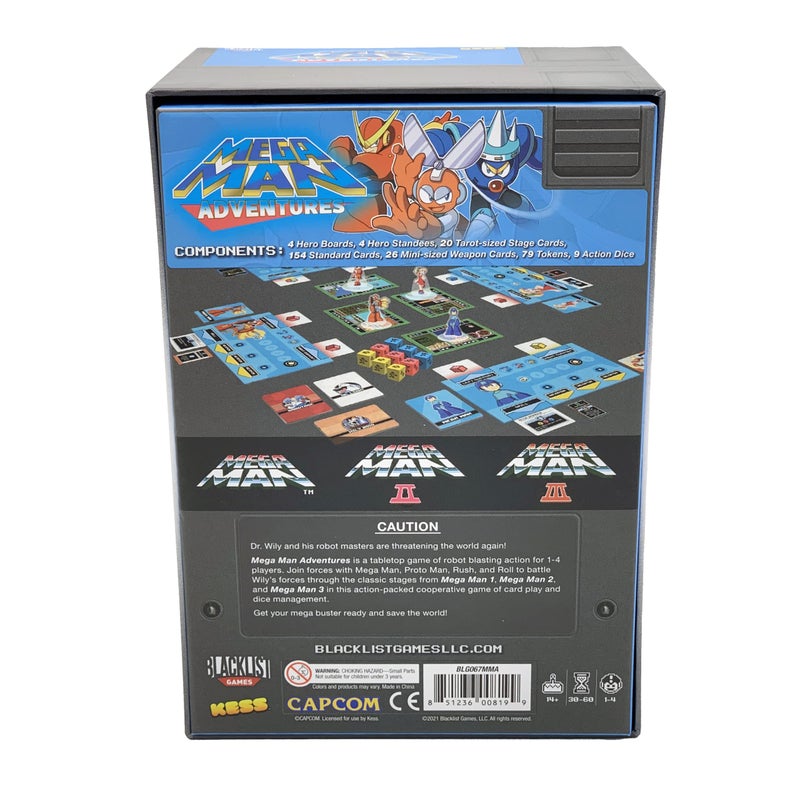 Kess Mega Man - Adventure Board Game by KESS for Players 1-4, Indoor Fun, Ages 14 and Up, Action Themed Game for Adults and Teens, Average Playtime 45 Mins, Cooperative Strategy Board Games - Image 2