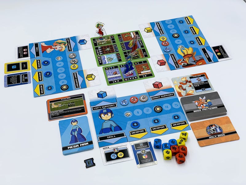Kess Mega Man - Adventure Board Game by KESS for Players 1-4, Indoor Fun, Ages 14 and Up, Action Themed Game for Adults and Teens, Average Playtime 45 Mins, Cooperative Strategy Board Games - Image 4