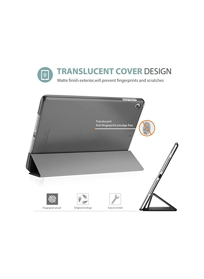 Procases Ipad 10.2 Case 2021 9Th Gen/ 2020 8Th Gen/ 2019 7Th Gen Case With Tempered Glass Screen Protector, Slim Stand Hard Shell Protective Smart Cover For 10.2” Ipad 9Th/8Th/7Th Generation -Grey - Image 2