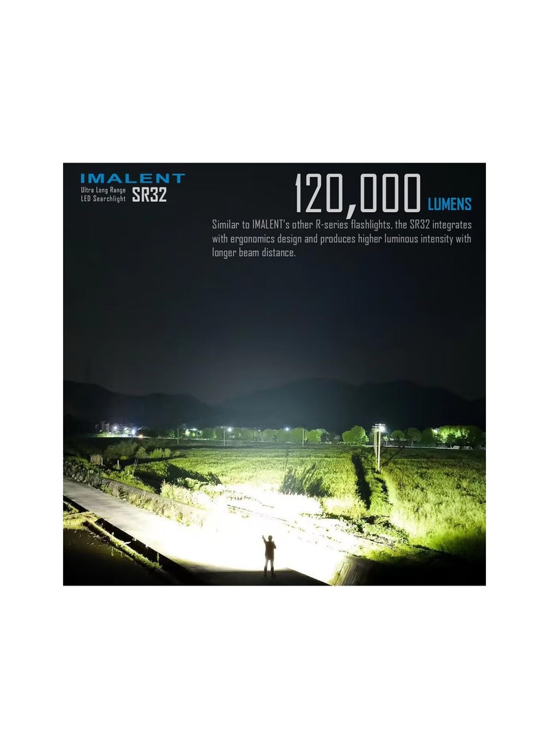 IMALENT SR32 Torches LED Super Bright Rechargeable 120,000 Lumens High Power Torch - Image 5