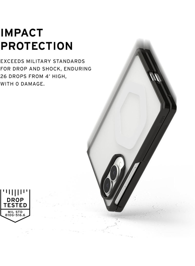 UAG Urban Armor Gear Mouve Case for Samsung Galaxy Z Fold 8, MagSafe Compatible, Qi Wireless Charging Support, Military-Grade Drop Protection, Open Hinge Design Cover - Ice - Image 4