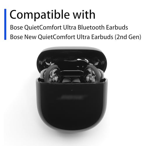NANLANFAN Replacement Ear Tips for Bose QuietComfort Ultra Earbuds Ultra 1&2, Anti-Slip Silicone Wingtip Covers Eartip Accessories, 3 Pairs of Stability Bands (Black, Assorted S/M/L) - Image 2
