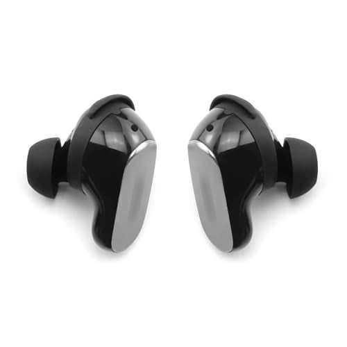 NANLANFAN Replacement Ear Tips for Bose QuietComfort Ultra Earbuds Ultra 1&2, Anti-Slip Silicone Wingtip Covers Eartip Accessories, 3 Pairs of Stability Bands (Black, Assorted S/M/L) - Image 5