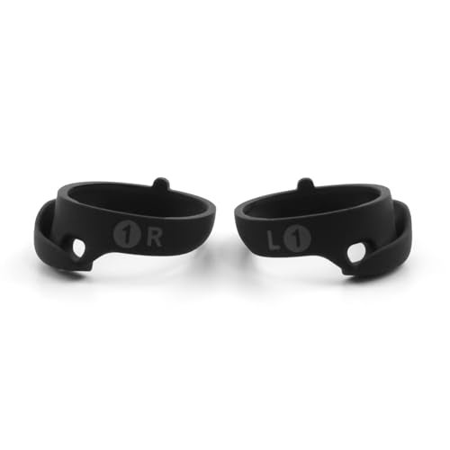 NANLANFAN Replacement Ear Tips for Bose QuietComfort Ultra Earbuds Ultra 1&2, Anti-Slip Silicone Wingtip Covers Eartip Accessories, 3 Pairs of Stability Bands (Black, Assorted S/M/L) - Image 3