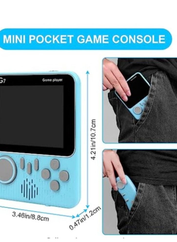 Generic - Retro Handheld Game Console, Retro Mini Game Console with 666 Classic Games, 3.5 Inch Color Screen 1200mAh Rechargeable Battery Portable Game Console Supports TV Connection and 2 Players - Image 1