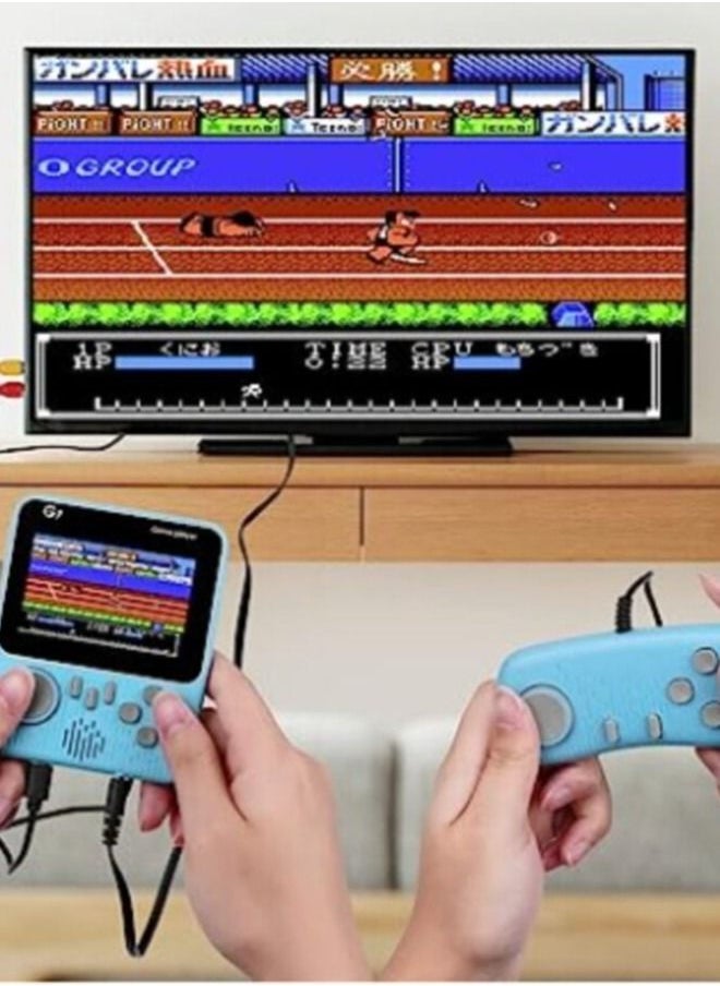 Generic - Retro Handheld Game Console, Retro Mini Game Console with 666 Classic Games, 3.5 Inch Color Screen 1200mAh Rechargeable Battery Portable Game Console Supports TV Connection and 2 Players - Image 1
