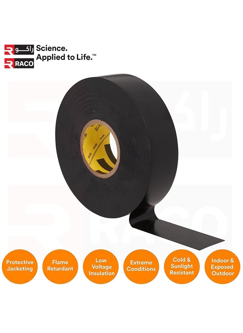 Scotch Brand RACO Scotch Super 33+ Professional Grade Vinyl Electrical Tape 66 Feet 3/4 Inch  - Image 2