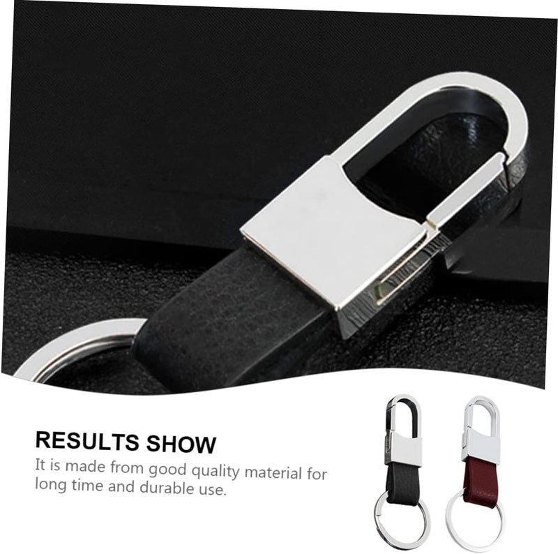 NOLITOY 3sets Keychain for Car Keys Metal Key Holder Keychain Rings Simple Practical Durable Material Easy to Use Perfect Present 2pcs*3 - Image 5