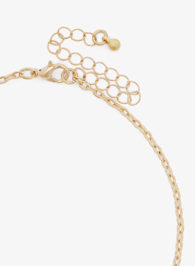 قلادة بدلاية قلب متعددة الطبقات