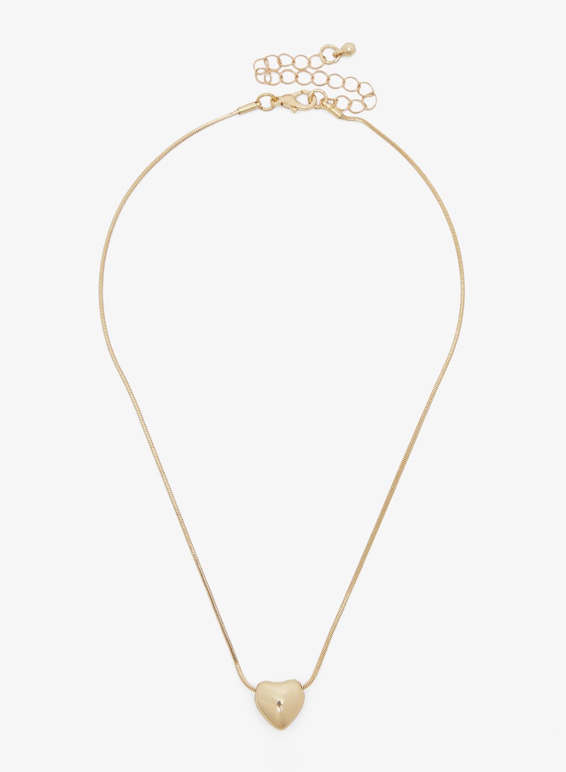 قلادة بدلاية قلب متعددة الطبقات