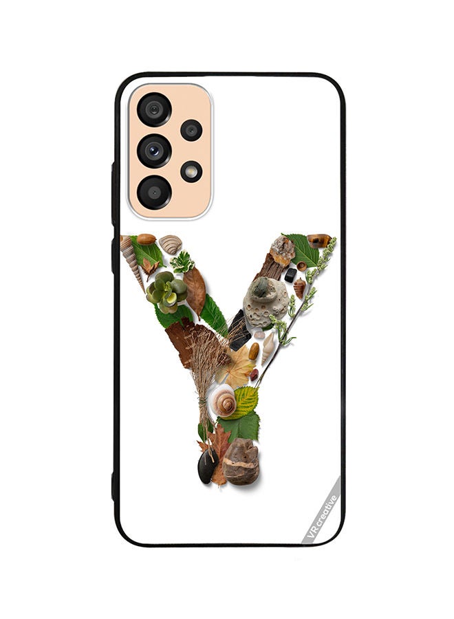 VR CREATIVE Protective Case Cover For Samsung Galaxy A73 5G Alphabet Y Design Multicolour - Image 1