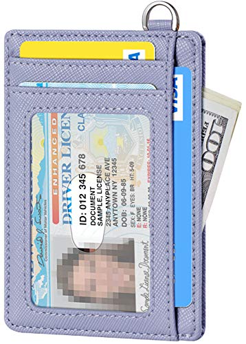 FurArt محفظة FurArt النحيفة البسيطة، محافظ جيب أمامية، حجب RFID، حامل بطاقات ائتمان للرجال - قناة زرقاء - Image 2