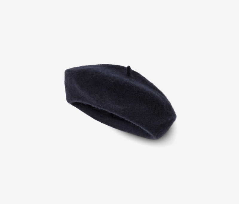 Tchibo Girls Beret Hat, Navy - Image 2
