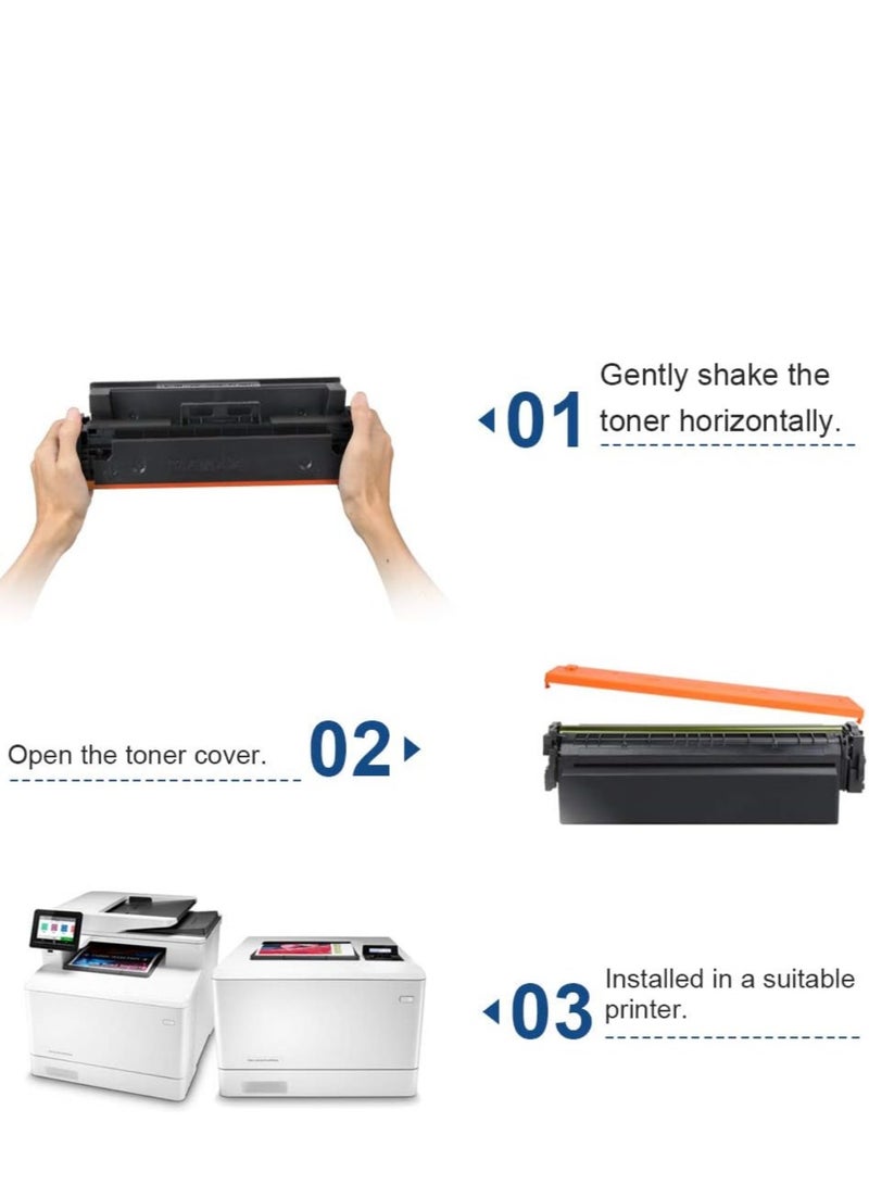 EASY PRINT 207A toner cartridge set compatible with W2210A/K, W2211A/C, W2212A/Y& W2213A/M - Image 4